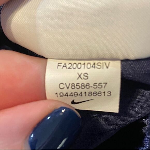 NIKE AIR Satin Court Jogger Pants Purple/Blue Women’s Size XS - Picture 12 of 12